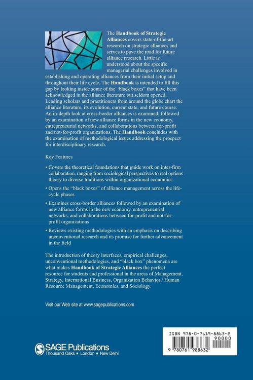 Produktbild: Handbook of Strategic Alliances