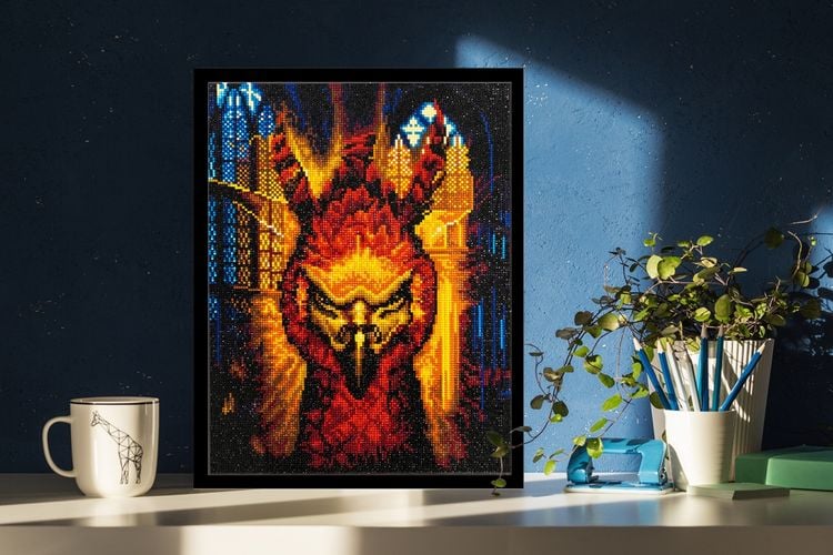 Produktbild: DIAMOND DOTZ - Diamond Painting Ph&ouml;nix Faweks