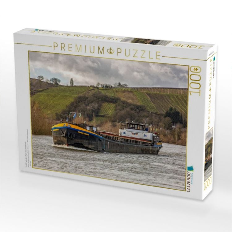 Produktbild: CALVENDO Puzzle Schiff auf dem Main bei Dettelbach | 1000 Teile Lege-Gr&ouml;&szlig;e 64x48cm Foto-Puzzle f&uuml;r gl&uuml;ckliche Stunden
