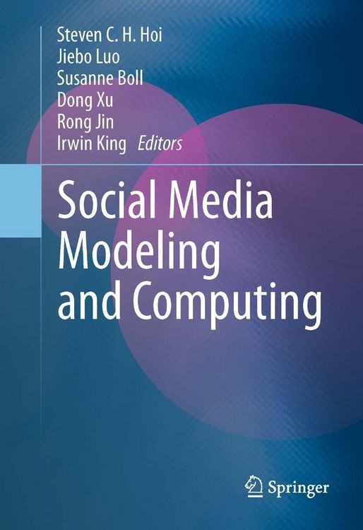 Produktbild: Social Media Modeling and Computing