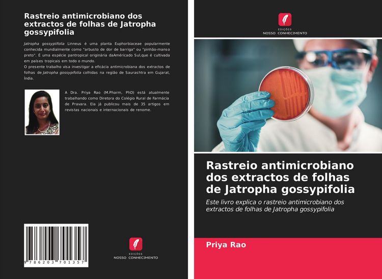 Produktbild: Rastreio antimicrobiano dos extractos de folhas de Jatropha gossypifolia