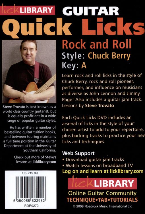 Produktbild: Guitar Quick Licks - Rock and Roll/Chuck Berry