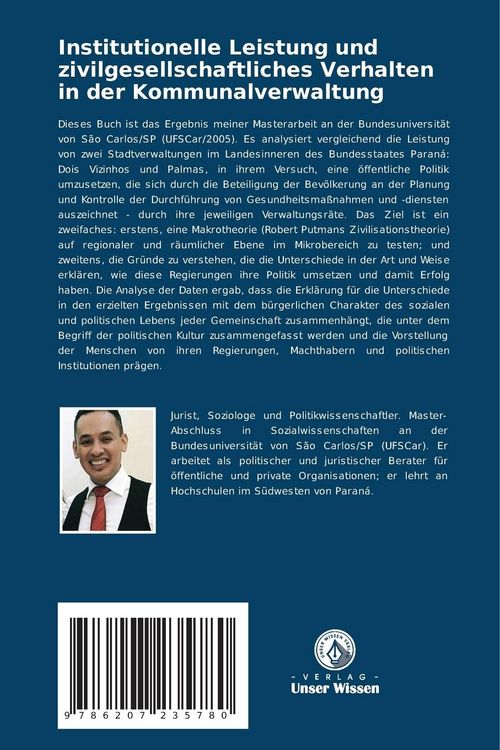 Produktbild: Institutionelle Leistung und zivilgesellschaftliches Verhalten in der Kommunalverwaltung