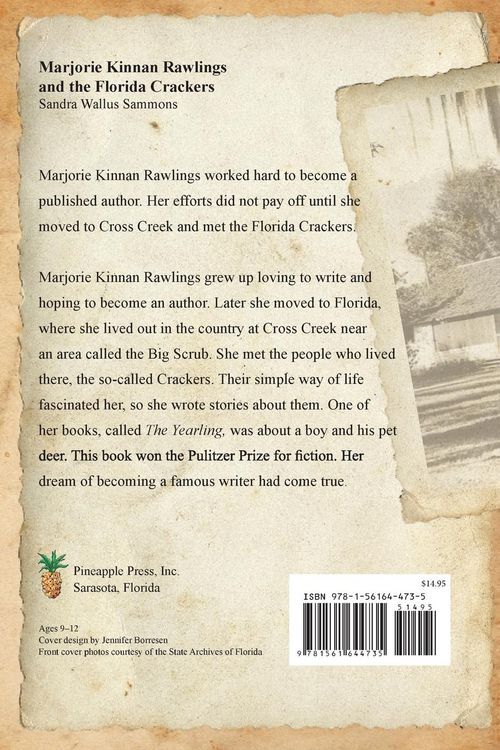Produktbild: Marjorie Kinnan Rawlings and the Florida Crackers