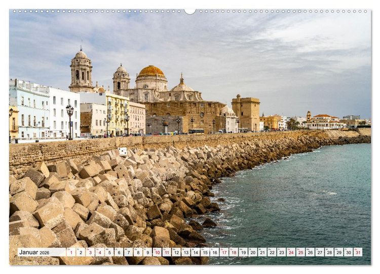 Produktbild: Spanien - Costa de la Luz (Wandkalender 2026 DIN A2 quer), CALVENDO Monatskalender