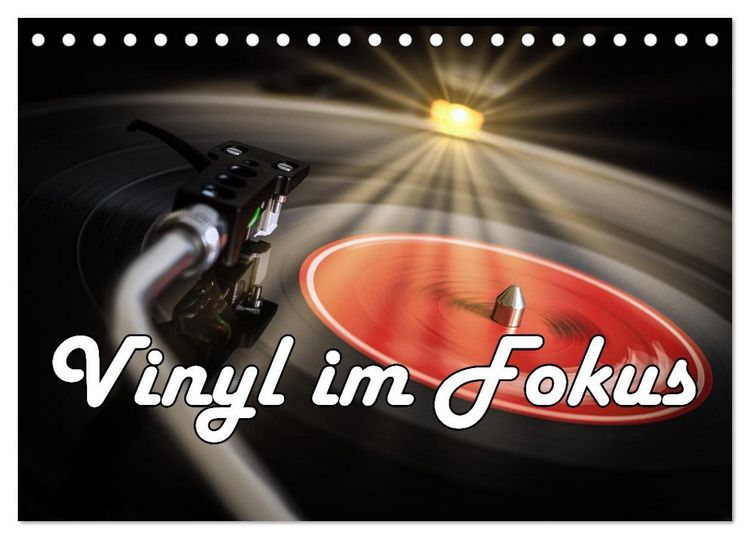 Produktbild: Vinyl im Fokus (Tischkalender 2027 DIN A5 quer), CALVENDO Monatskalender