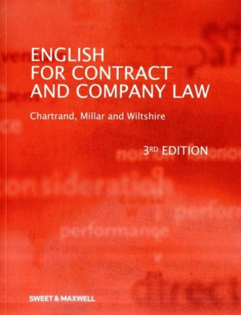 Produktbild: English for Contract & Company Law