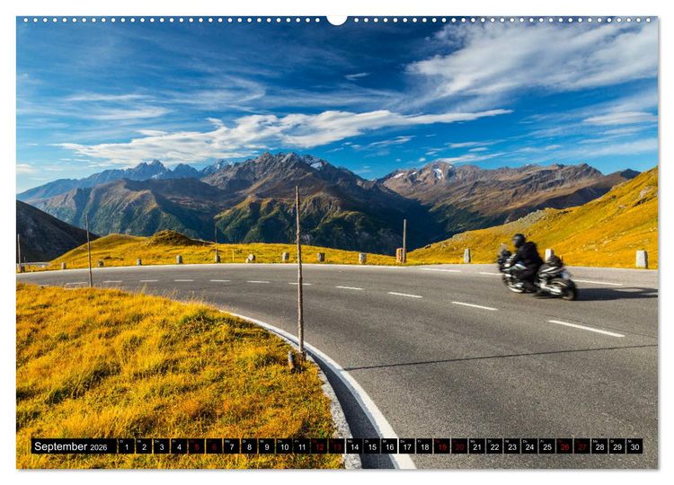 Produktbild: Am Gro&szlig;glockner. Berge, Stra&szlig;e, Natur (Wandkalender 2026 DIN A2 quer), CALVENDO Monatskalender
