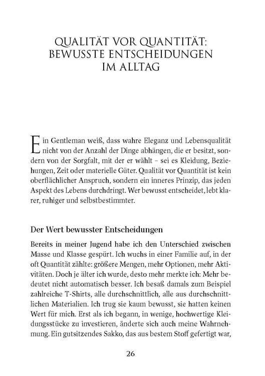 Produktbild: Der Gentleman Weg