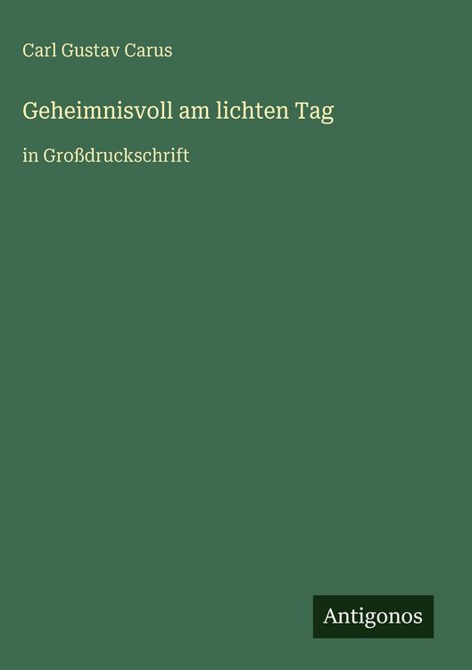 Produktbild: Geheimnisvoll am lichten Tag