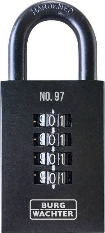 Produktbild: Burg W&auml;chter Numero 97 50 SB Vorh&auml;ngeschloss 50mm Zahlenschloss