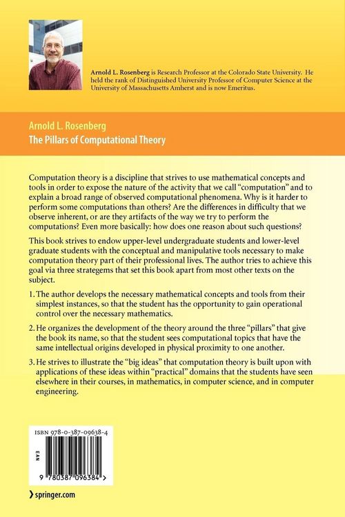 Produktbild: The Pillars of Computation Theory