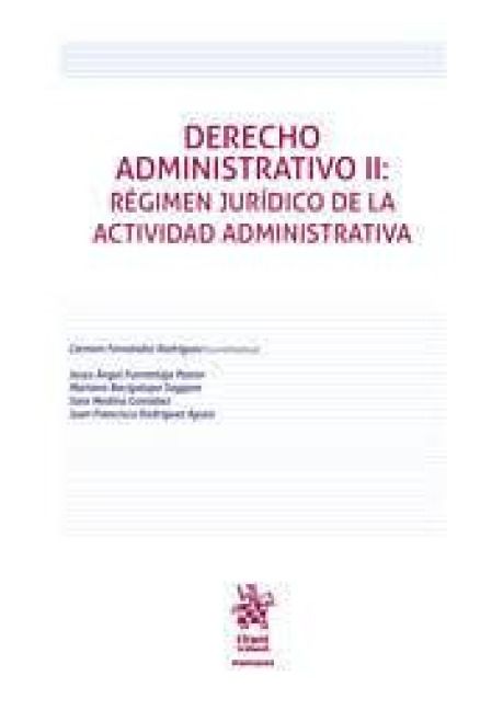 Produktbild: Derecho Administrativo II: R&eacute;gimen Jur&iacute;dico de la actividad