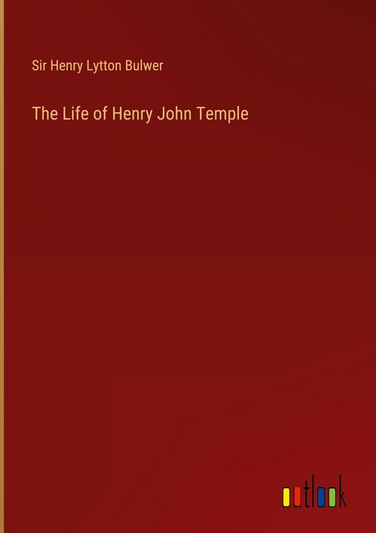 Produktbild: The Life of Henry John Temple