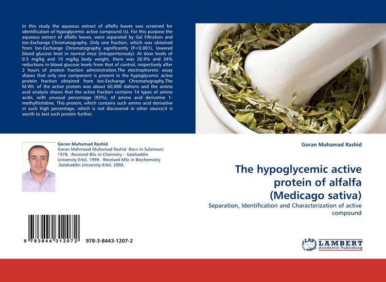 Produktbild: The hypoglycemic active protein of alfalfa (Medicago sativa)