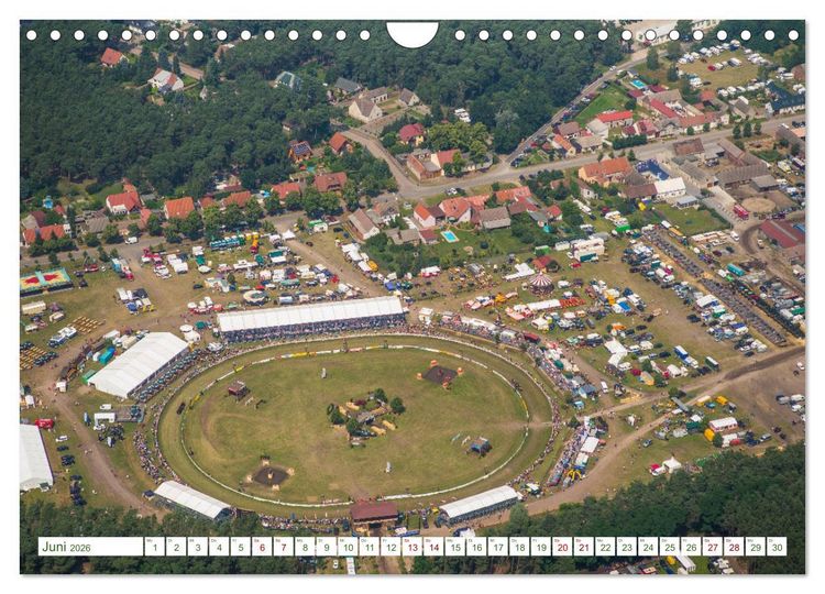 Produktbild: Der Fl&auml;ming aus der Vogelperspektive (Wandkalender 2026 DIN A4 quer), CALVENDO Monatskalender