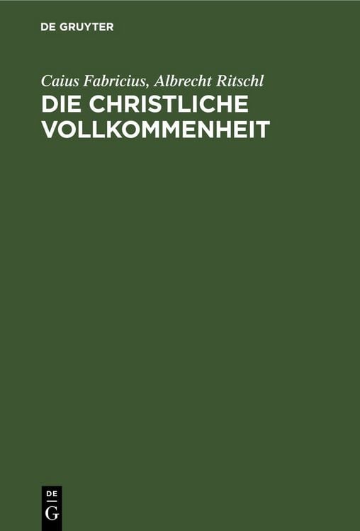 Produktbild: Die christliche Vollkommenheit