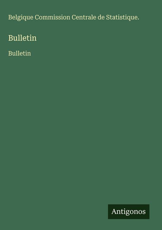 Produktbild: Bulletin
