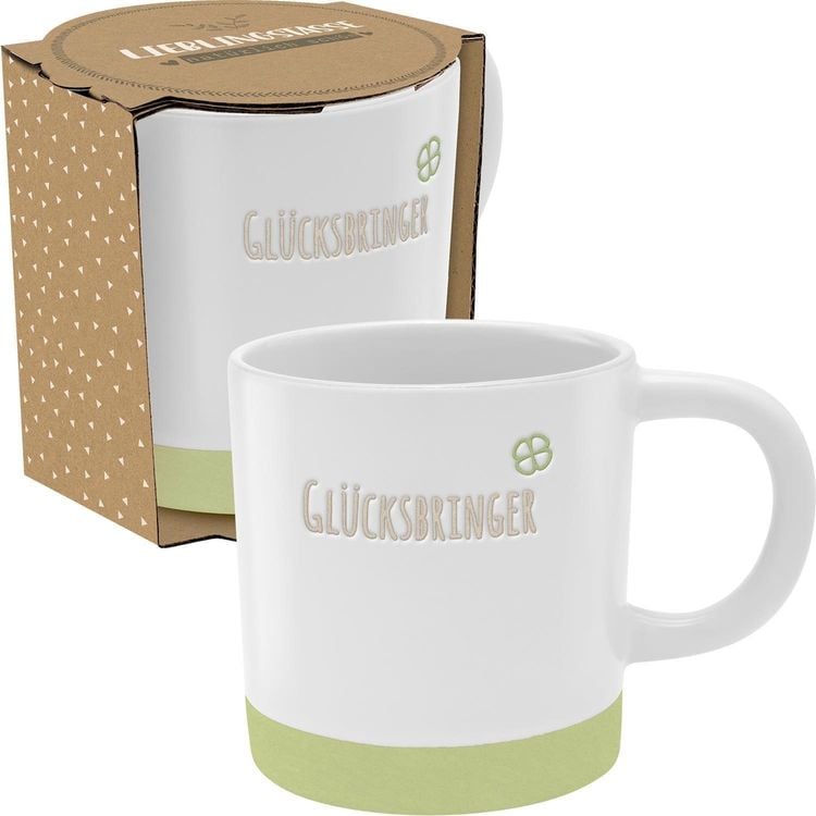 Produktbild: GRUSS & CO Tasse mit Gravur "Gl&uuml;cksbringer"