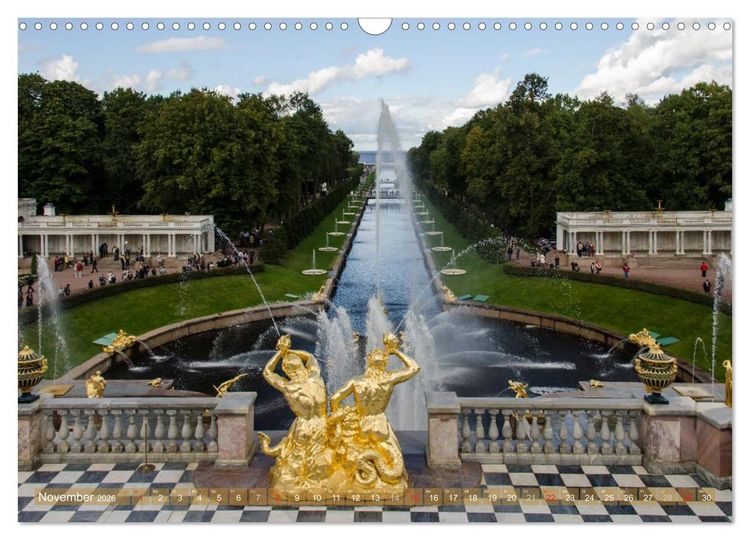 Produktbild: St. Petersburg - Alles Gold was gl&auml;nzt (Wandkalender 2026 DIN A3 quer), CALVENDO Monatskalender