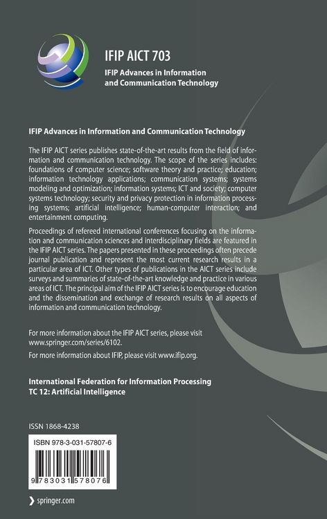 Produktbild: Intelligent Information Processing XII