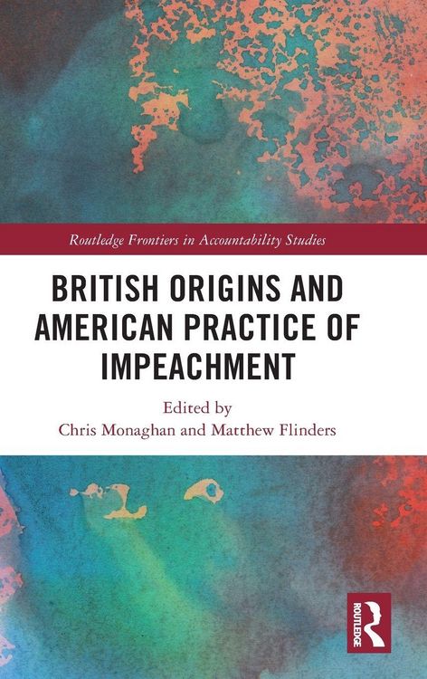 Produktbild: British Origins and American Practice of Impeachment