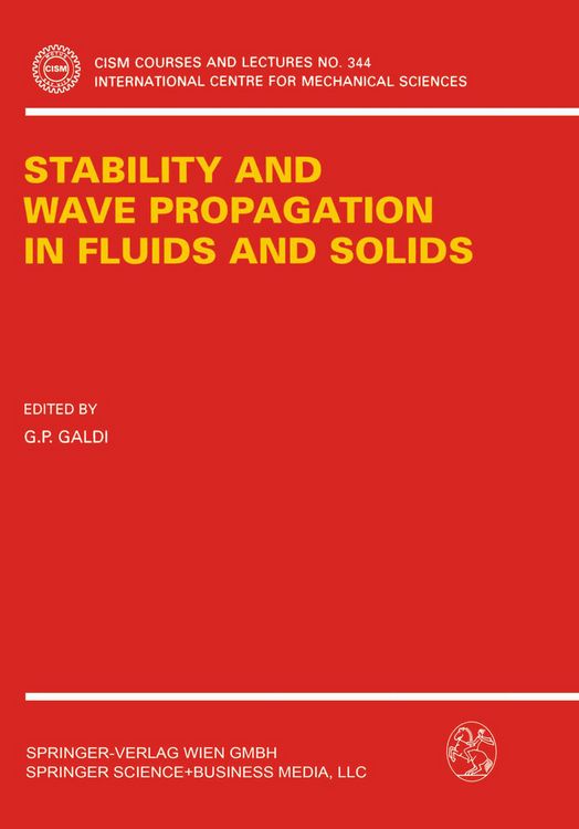Produktbild: Stability and Wave Propagation in Fluids and Solids