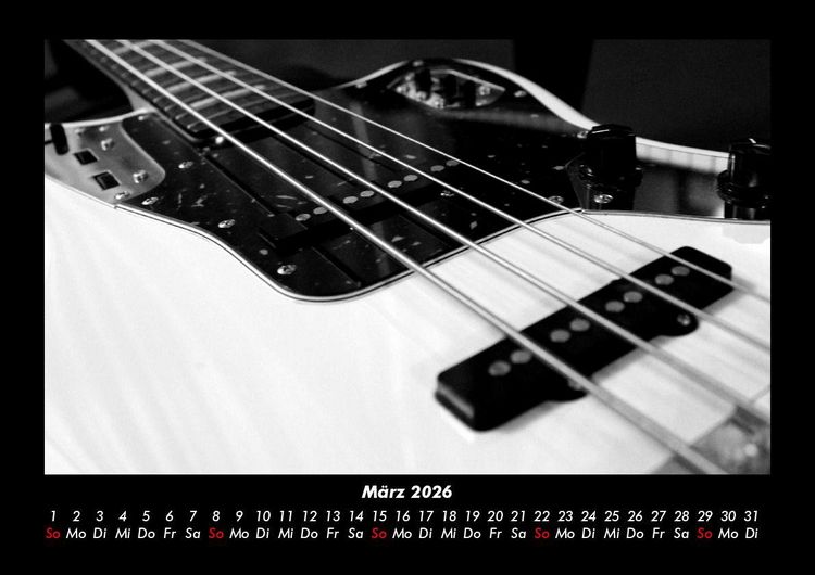 Produktbild: Musik 2026 Fotokalender DIN A3