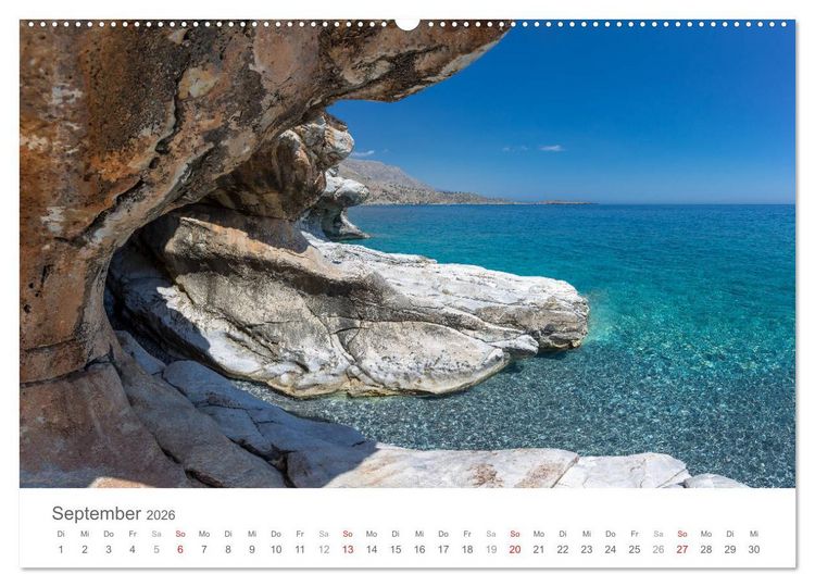 Produktbild: Kreta - Naturlandschaften (Wandkalender 2026 DIN A2 quer), CALVENDO Monatskalender
