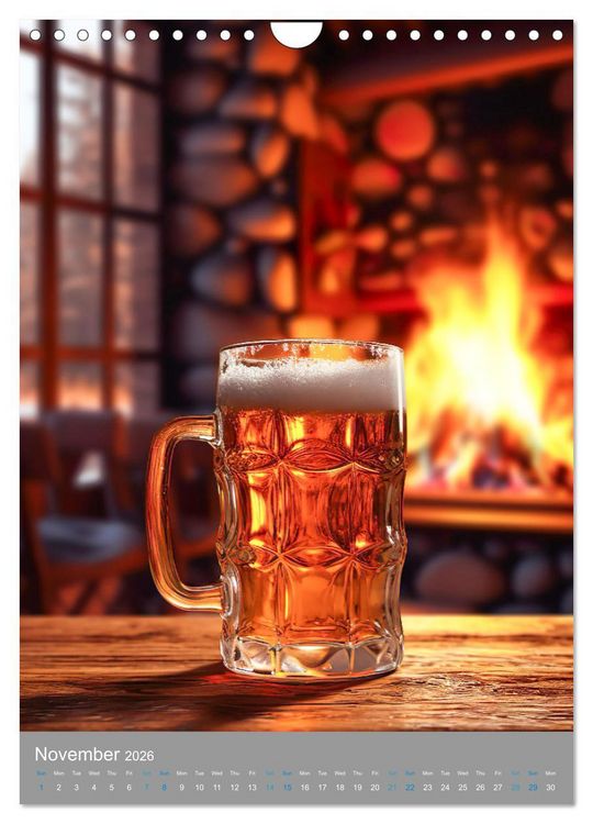 Produktbild: Beer (Wall Calendar 2026 DIN A4 portrait), CALVENDO 12 Month Wall Calendar