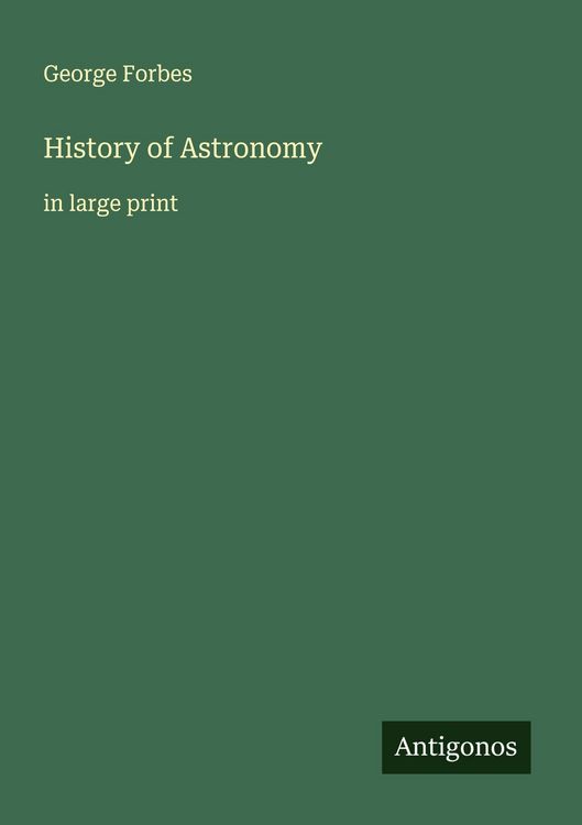 Produktbild: History of Astronomy