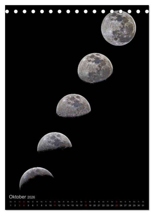 Produktbild: Sch&ouml;nheit des Universums (Tischkalender 2026 DIN A5 hoch), CALVENDO Monatskalender