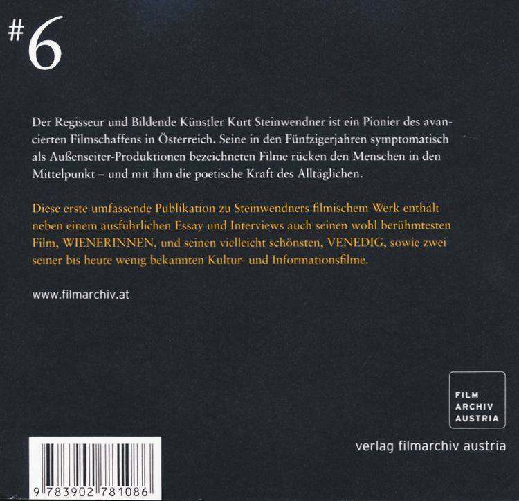 Produktbild: Kurt Steinwendner - Wienerinnen - Taschenkino Nr.6 (+ Buch)