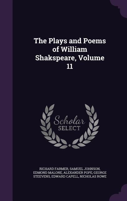 Produktbild: The Plays and Poems of William Shakspeare, Volume 11
