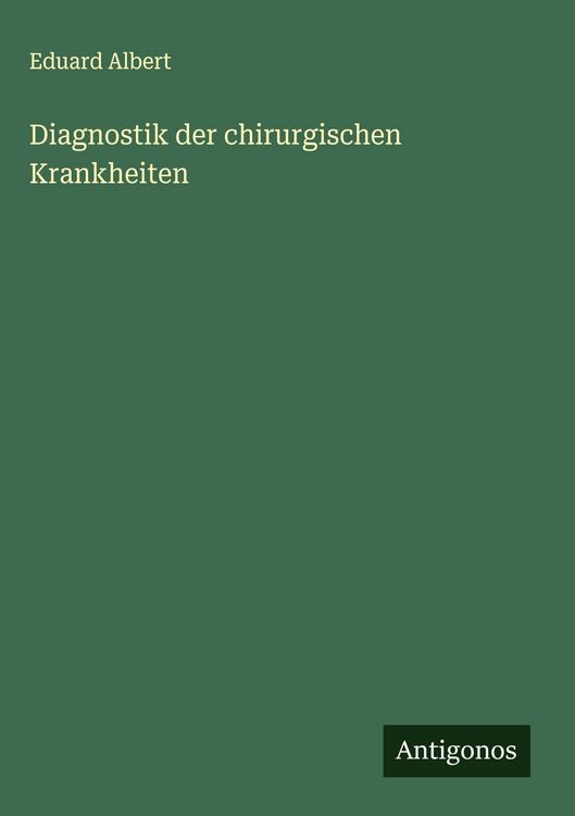 Produktbild: Diagnostik der chirurgischen Krankheiten