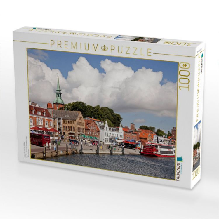 Produktbild: CALVENDO Puzzle Kappeln und die Schlei | 1000 Teile Lege-Gr&ouml;&szlig;e 64x48cm Foto-Puzzle f&uuml;r gl&uuml;ckliche Stunden