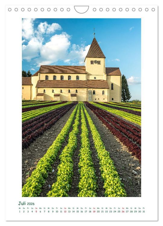 Produktbild: Insel Reichenau im Bodensee (Wandkalender 2026 DIN A4 hoch), CALVENDO Monatskalender