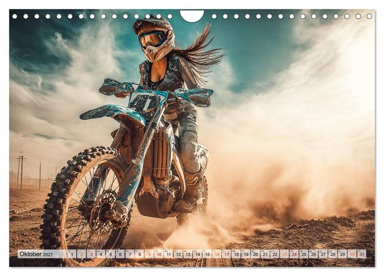 Produktbild: Schnelle Bikes und Starke Frauen (Wandkalender 2027 DIN A4 quer), CALVENDO Monatskalender