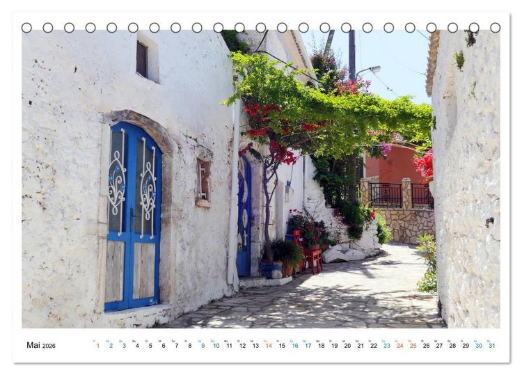 Produktbild: Korfu - Perle an der Adria. Natur, Kultur und Canal D'Amour (Tischkalender 2026 DIN A5 quer), CALVENDO Monatskalender