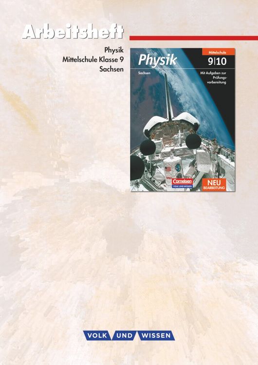 Produktbild: Physik 9. Schuljahr - Ausgabe Volk und Wissen - Mittelschule Sachsen