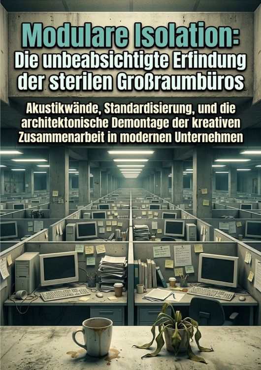 Produktbild: Modulare Isolation: Die unbeabsichtigte Erfindung der sterilen Gro&szlig;raumb&uuml;ros