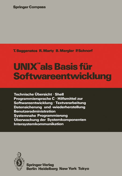 Produktbild: UNIX als Basis f&uuml;r Softwareentwicklung