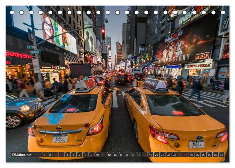 Produktbild: Fernweh New York City (Tischkalender 2026 DIN A5 quer), CALVENDO Monatskalender