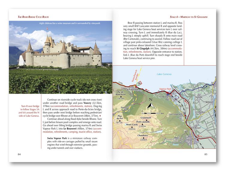 Produktbild: The River Rhone Cycle Route