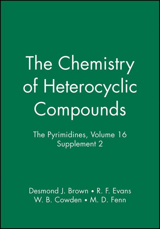 Produktbild: The Pyrimidines, Volume 16, Supplement 2