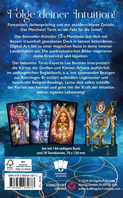 Produktbild: Marchetti Tarot - Folge deiner Intuition!
