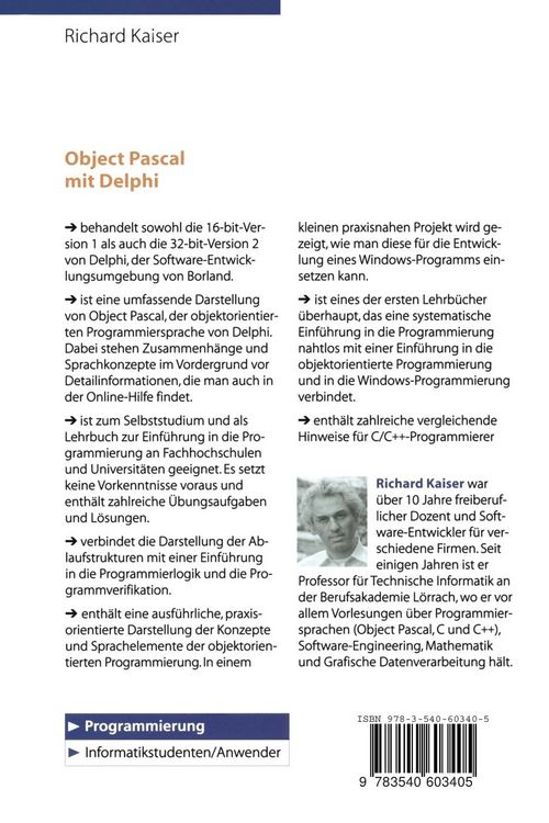 Produktbild: Object Pascal mit Delphi