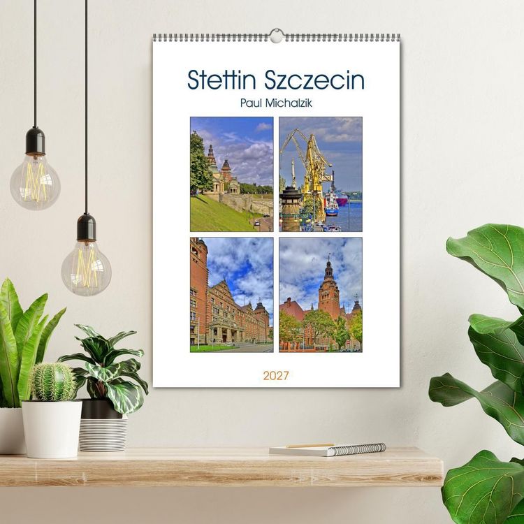 Produktbild: Stettin Szczecin (Wandkalender 2027 DIN A2 hoch), CALVENDO Monatskalender