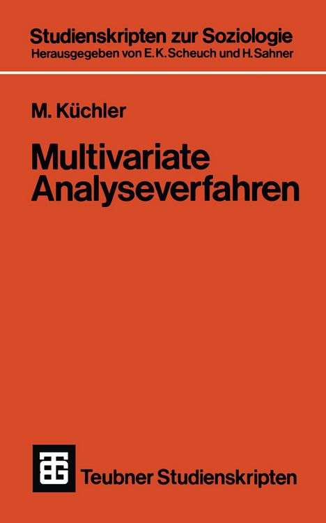 Produktbild: Multivariate Analyseverfahren