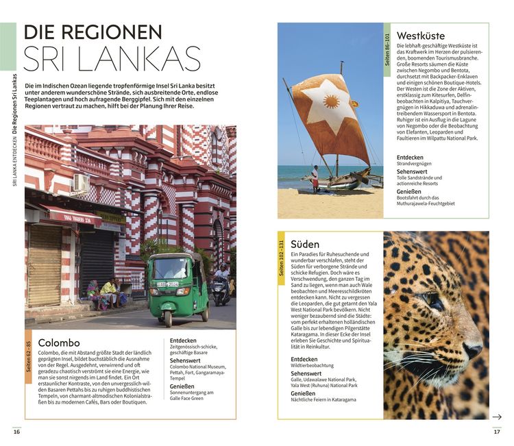 Produktbild: Vis-&agrave;-Vis Reisef&uuml;hrer Sri Lanka